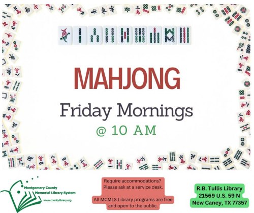 Mahjong at R.B.Tullis Library